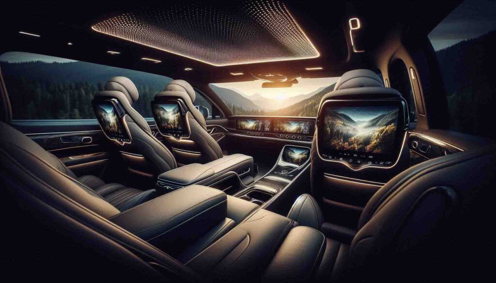 Écrans intégrés appui-tête voiture